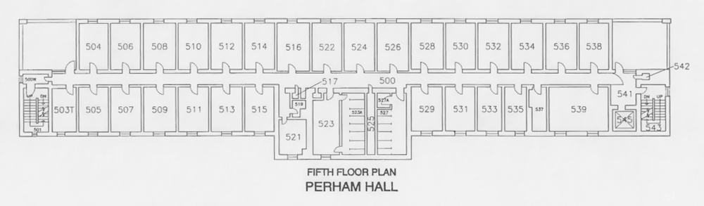 Perham fifth floor plan