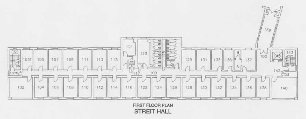 Streit first floor plan