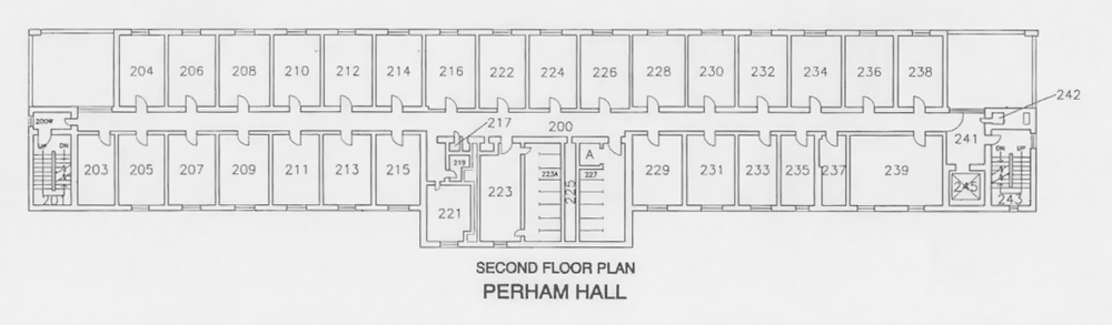 Perham second floor plan