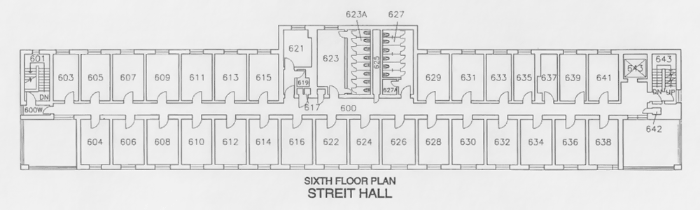 Streit sixth floor plan