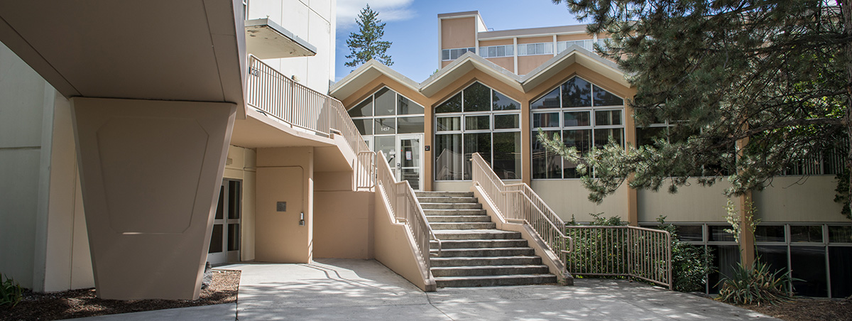 exterior of Gannon Goldsworthy residence hall