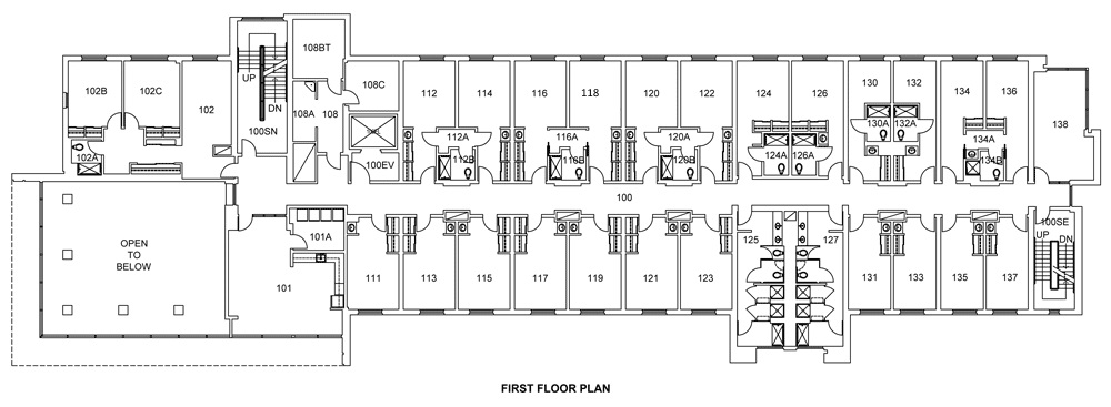 Olympia first floor plan