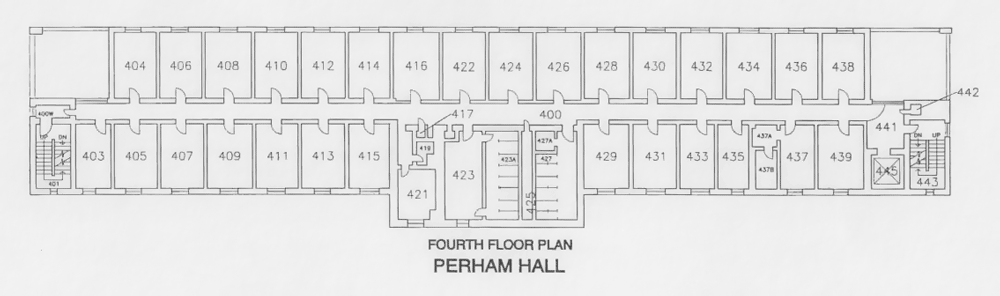 Perham fourth floor plan