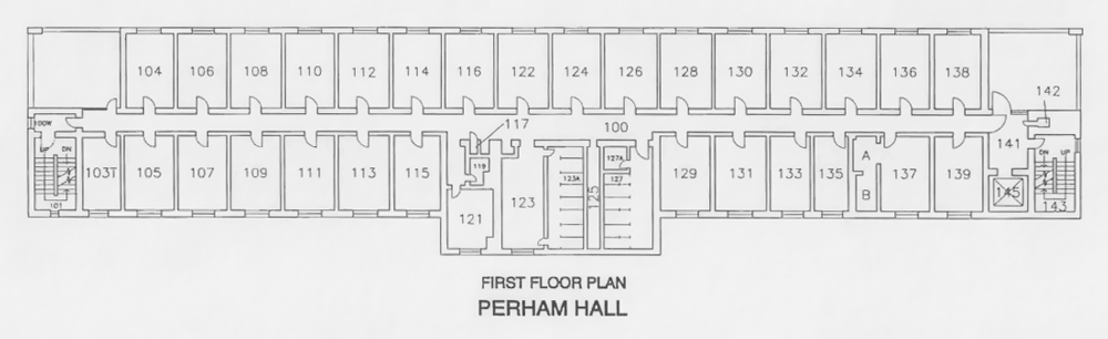 Perham first floor plan