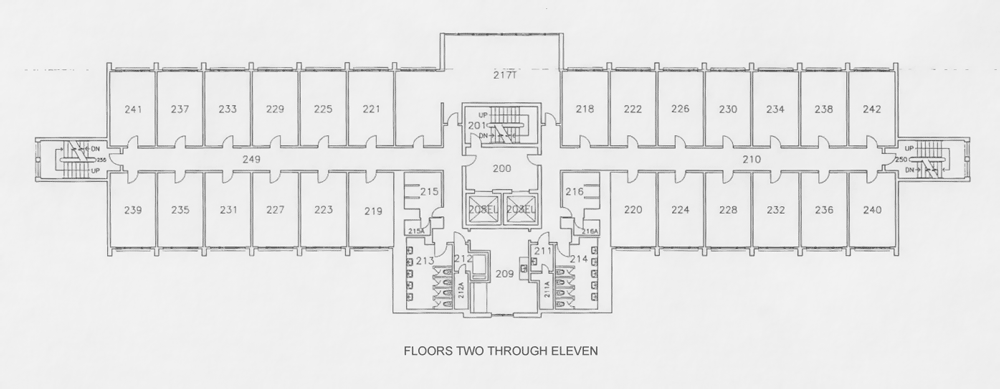 Orton floors 2-11 floor plan