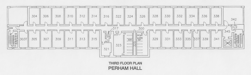 Perham third floor plan