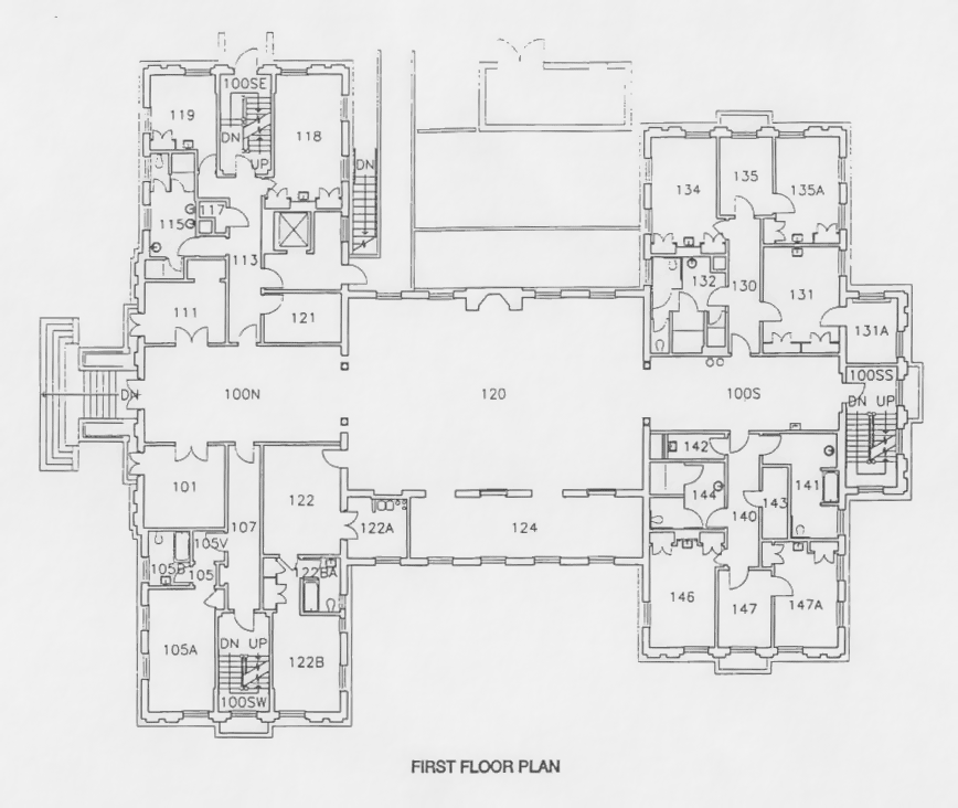 McCroskey first floor plan