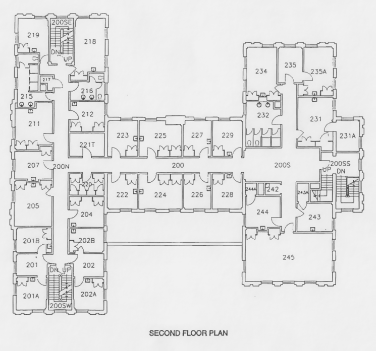 McCroskey second floor plan