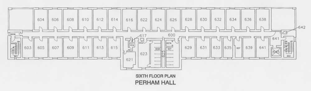 Perham sixth floor plan